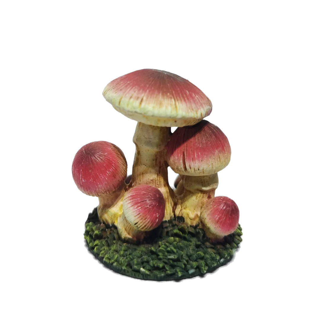 Mini Size Resin Mushroom for Garden, Yard, Fairy Garden - Lawn Ornament Decor