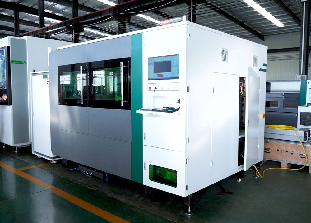 mini type enclosed cover small size bed 1309 1510 CNC fiber laser cutting machine laser cutter