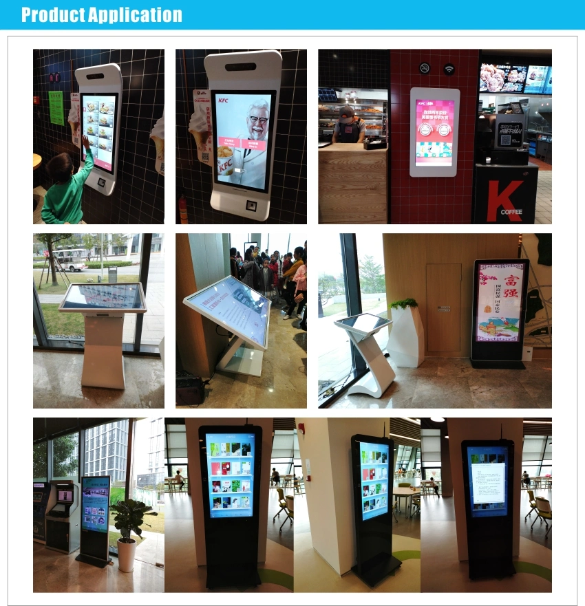 Super Slim 18.5 Inch LCD Screen Display for Elevator Advertising Player