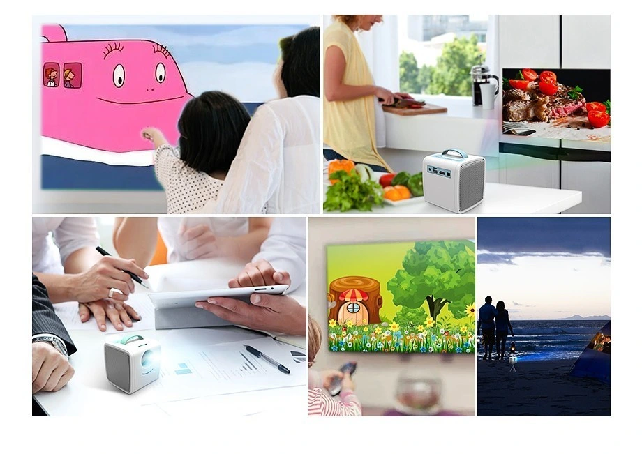 Mini Projector 30 Lumens Portable Projector Children Education Projector.