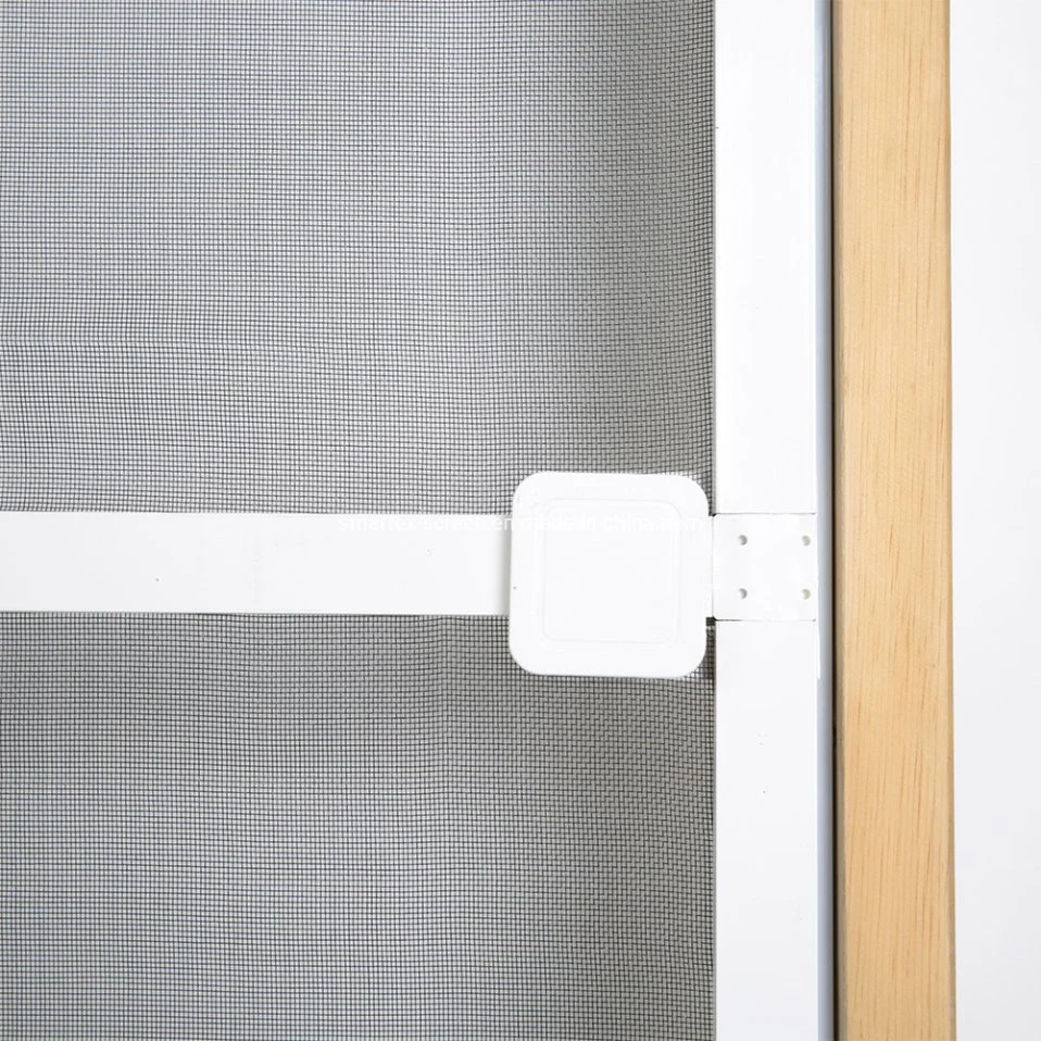 Euro-Design Retractable Aluminum Insect Screen Door Fly Screen Mosquito Net