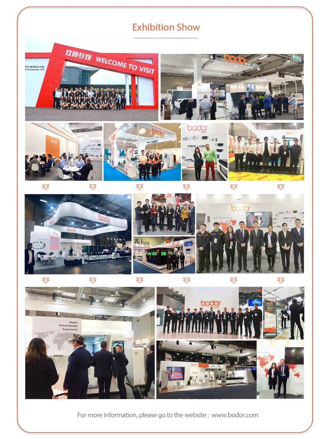 Bodor Fiber Laser Cutting Machine High Power High Quality Ipg Laser Cutter