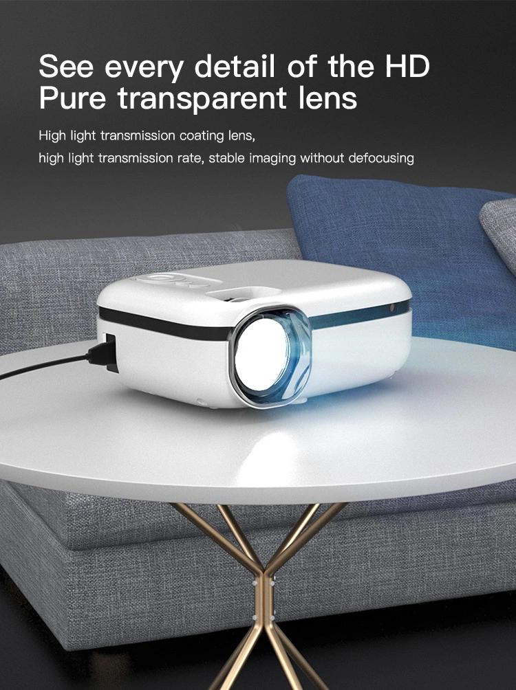 Hot Selling High Lumens Native 1080P Full HD 4K LCD Video Portable Home Theater Projector