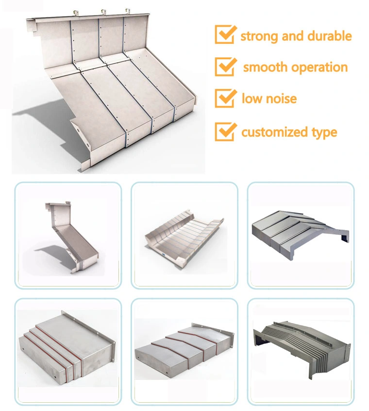 Cylinder Bellows Way Covers Protective Rod for CNC Machine