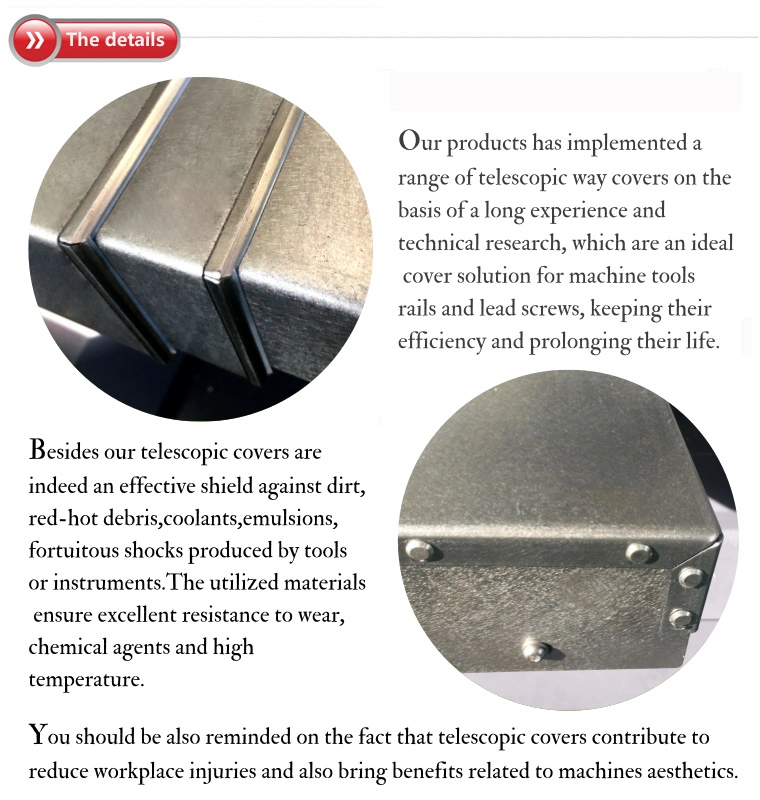 Telescopic Bellow Cover for CNC Machine
