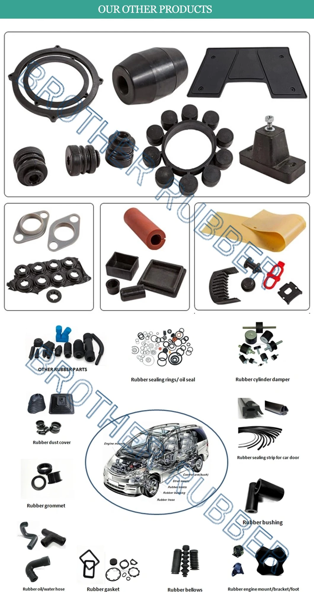 Custom Compression Molded Accordion Bellow Flexible Corrugated Silicone Rubber Bellows