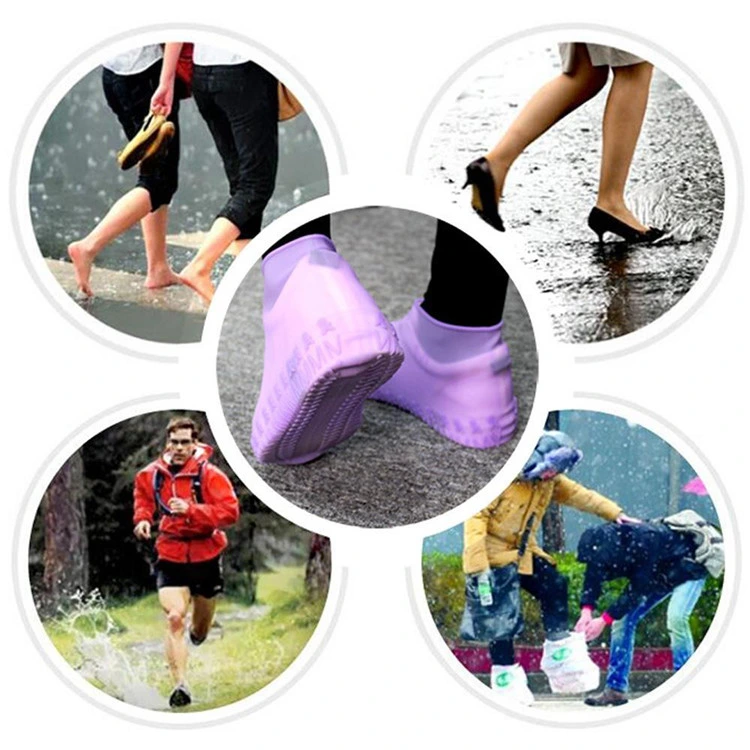 Outdoor Waterproof Mens Black Boot Covers Protective Foot Covers