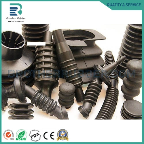 Dirt-Proof Flexible Black Convoluted Accordion Rubber Dust Boot Bellow