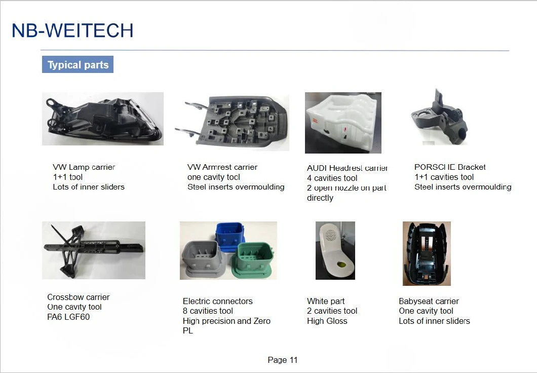 Plastic Injection Tool for Auto Functional Part PP-Td20 Box