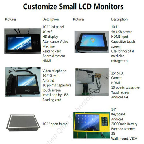 18.5 Inch Capacitive Customized LCD TFT Touch Screen Monitor