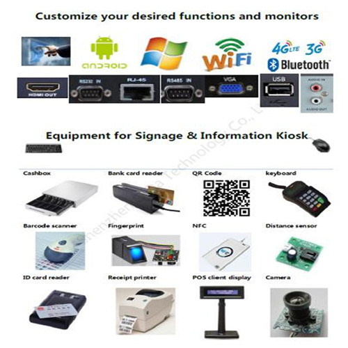 18.5 Inch Capacitive Customized LCD TFT Touch Screen Monitor