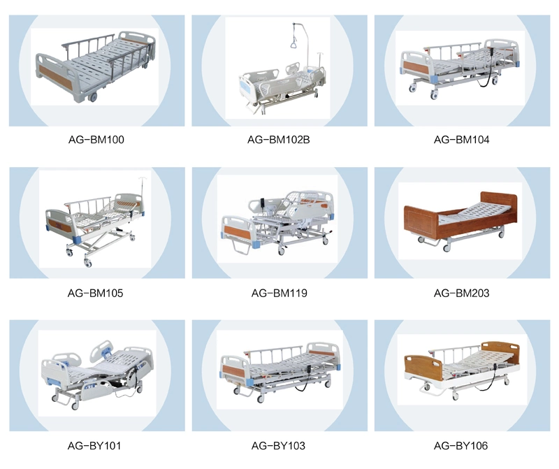 AG-By104 Beds Hospital Manual Adjustable Beds