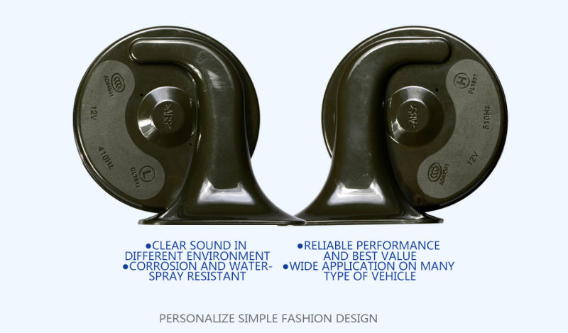 Klaxon Car Horn Manufacturer Wholesale Electric Snail Horn for Honda Toyota