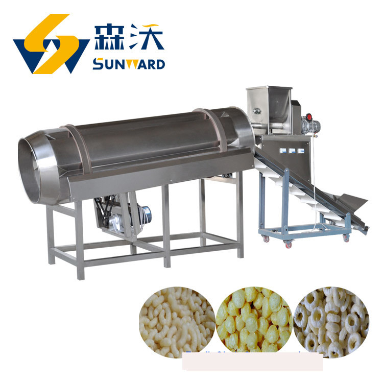 Jinan Sunward Twin Screw Snack Extruder/Snack Food Extruder/Puff Corn Extruder Machine From China Factory Manufacturer