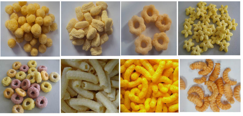 Snack Food Production Machine / Corn Flour Snack Extruder Machine / Extruder Snack