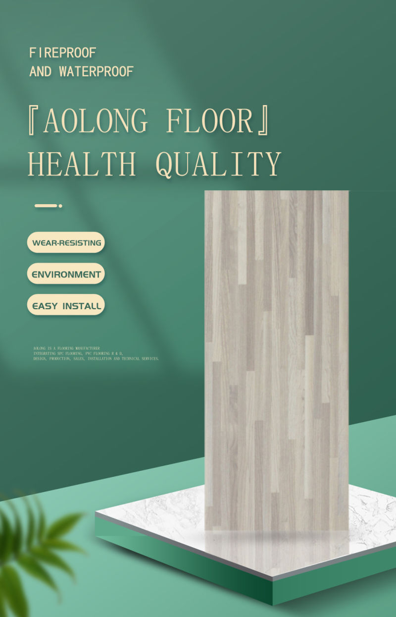 Spc Flooring Hot Sale Waterproof Fireproof Flooring Manufacture