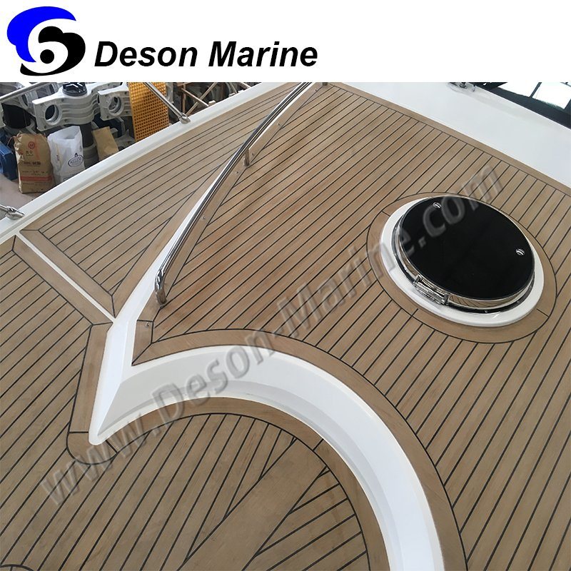 Waterproof PVC Teak Boat Deck Floor with No Formaldehyde/PVC Deck Flooring