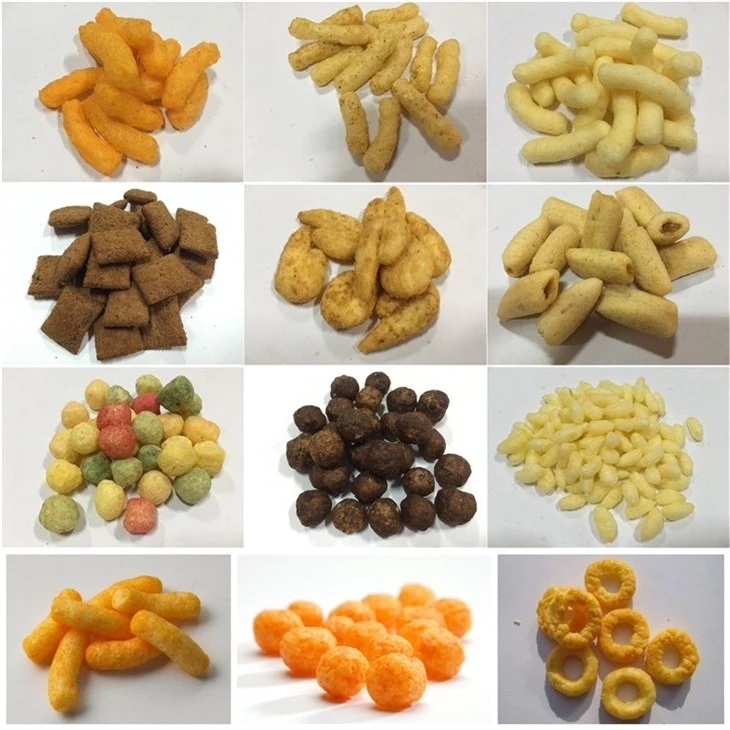 Snack Food Production Machine / Corn Flour Snack Extruder Machine / Extruder Snack