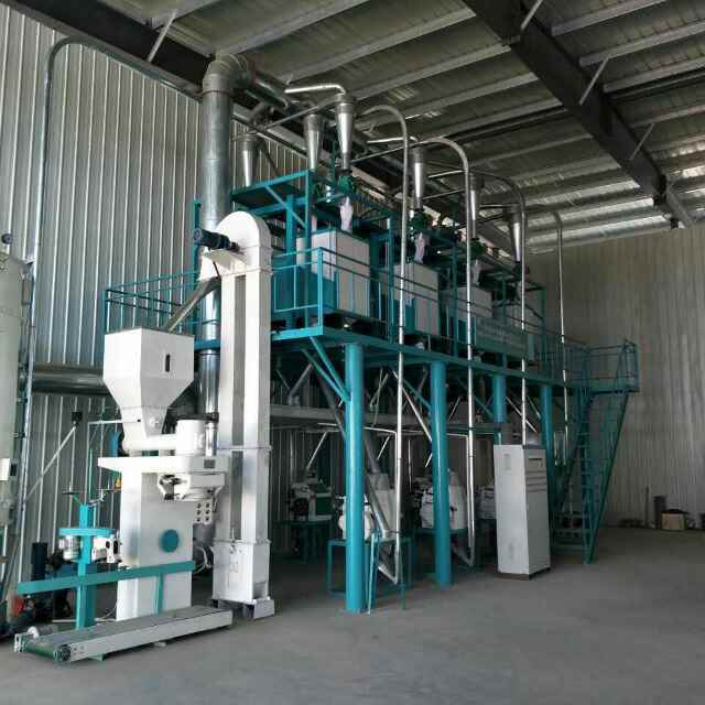 China Supplier Automatic Maize Grits Mill Machinery Maize Flour Mill