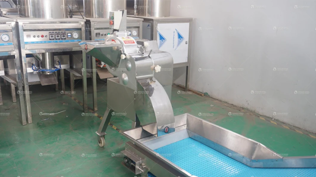 Industrial Commercial Vegetable and Fruit Dicing Selecting Sorting Line Dicer Machine