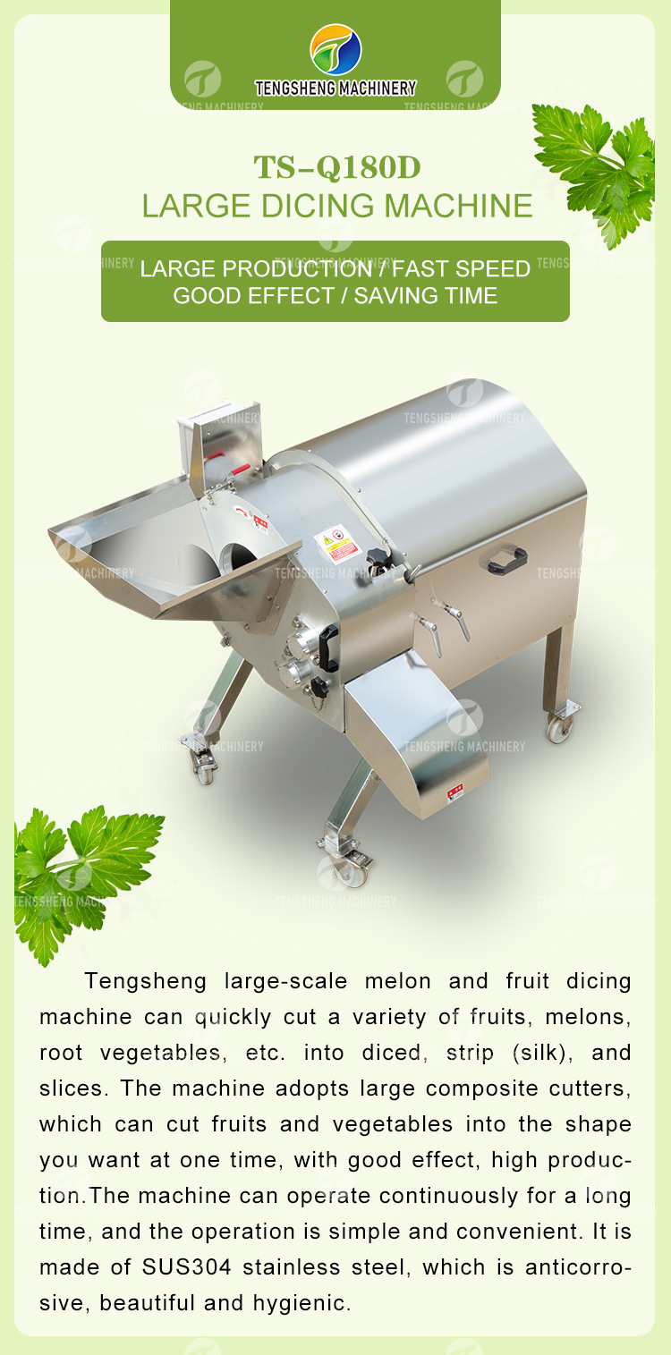 Automatic Fruit Dicing Machine Electric Vegetable Dicer (TS-Q180D)