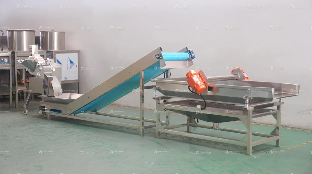 Industrial Commercial Vegetable and Fruit Dicing Selecting Sorting Line Dicer Machine