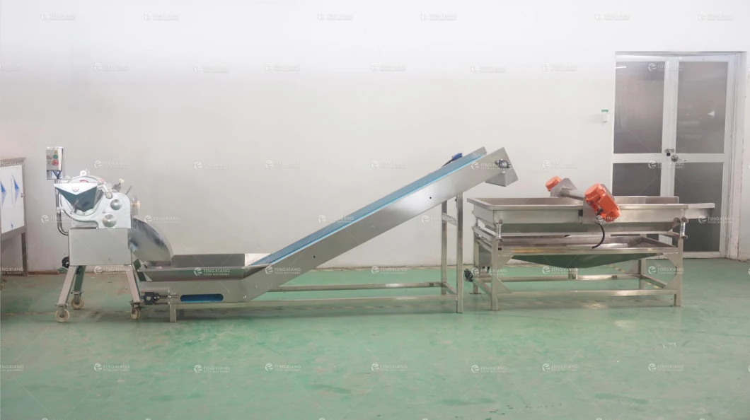 Industrial Commercial Vegetable and Fruit Dicing Selecting Sorting Line Dicer Machine