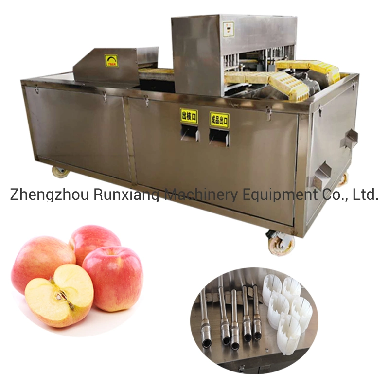 Destoning Apricot Apple Dicing Pitter Pitting Processing Machine