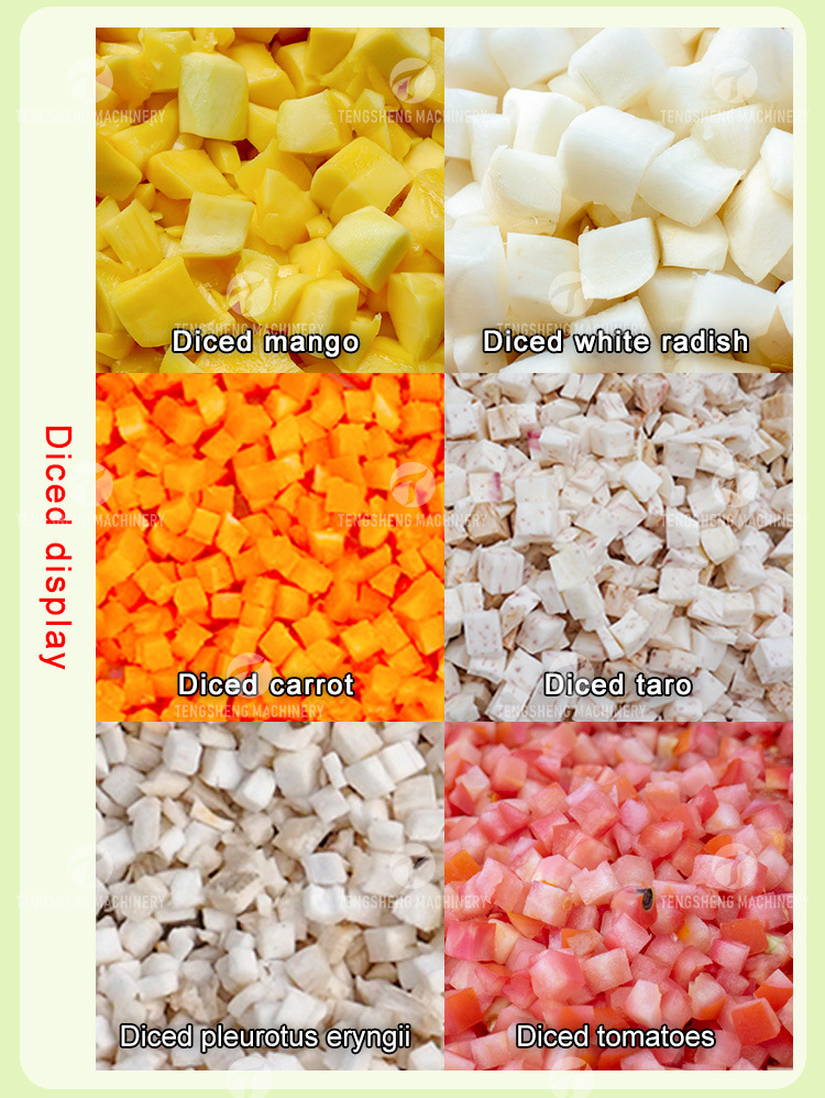 Automatic Fruit Dicing Machine Electric Vegetable Dicer (TS-Q180D)