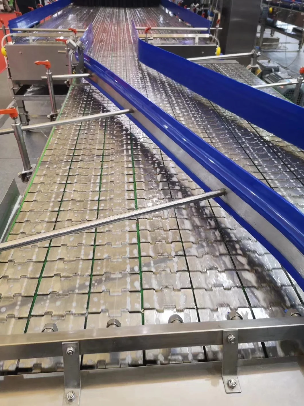 Stainless Steel Spiral Chain Wire Mesh Conveyor Chain Conveyor for Cans Transfer