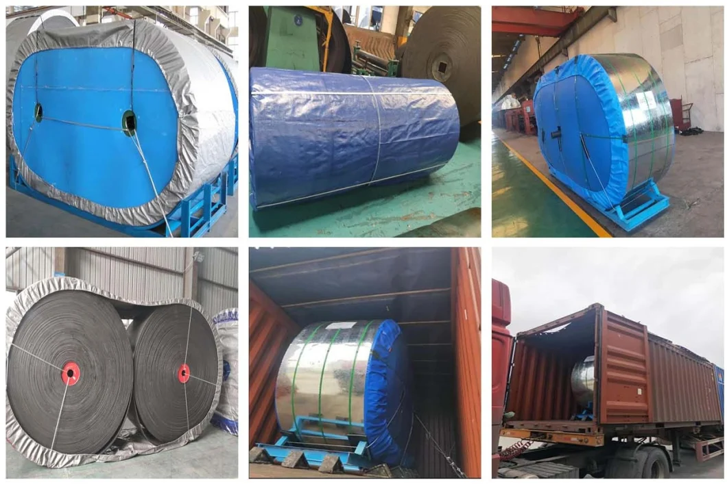 Belt Conveyor Mining Equipment Conveying Material Cheap Rubber Rough Conveyor Belt