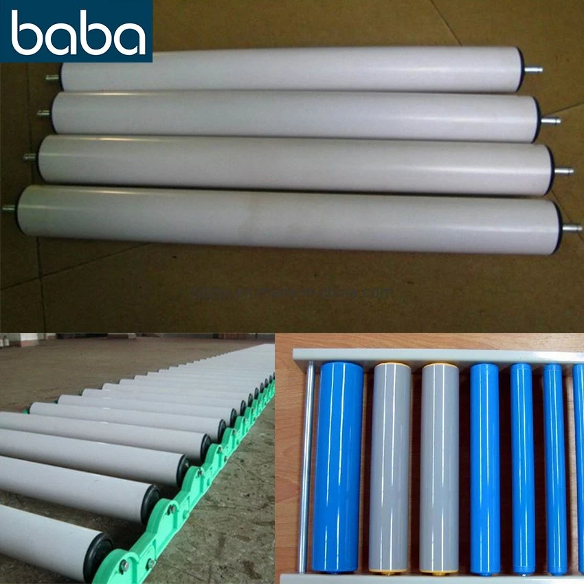 OEM Plastic PE Belt Conveyor Idler Roller Nylon Conveyor Rollers