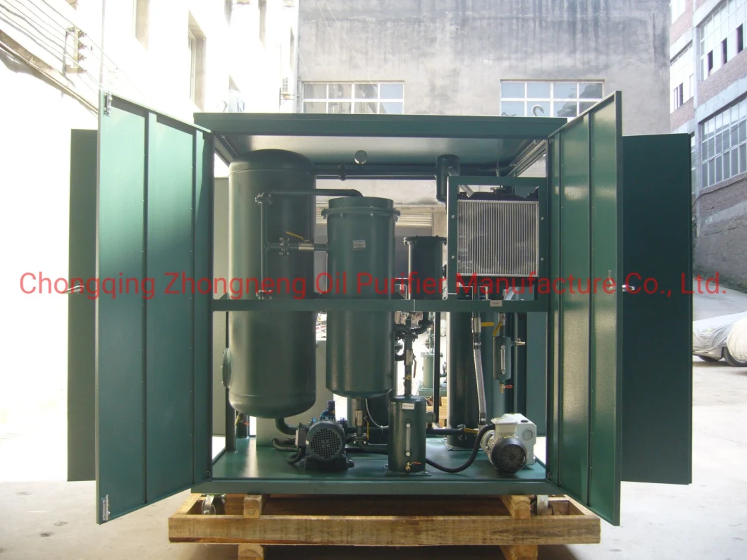 Closed Type Vacuum Compressor Oil Filter Machine, Used Coolant Oil Purfier