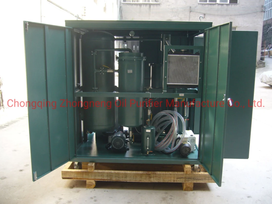 Closed Type Vacuum Compressor Oil Filter Machine, Used Coolant Oil Purfier