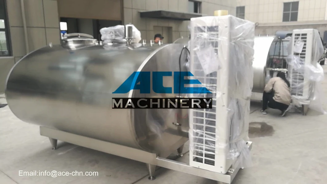 Milk Cooling Tank 1000L for Dairy Farm Truck Milk Tank Cooling Cooler