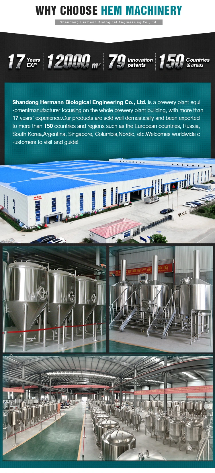 2000L Beer Brewing Equipment Turnkey Project with Beer Filtration Equipment