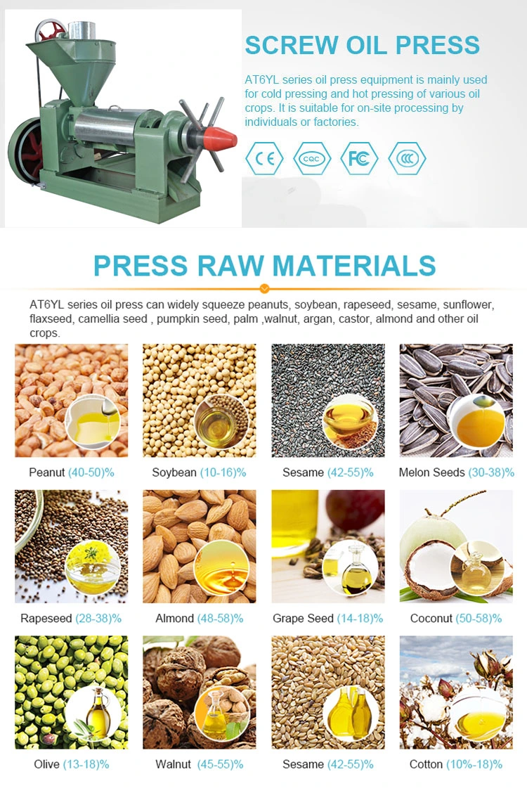 6yl Small Commercial Oil Press Machine Screw Oil Press /Cooking Oil Making Machine/Electric Oil Machine