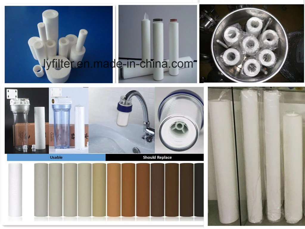 OEM Customized PP Water Filter Media Cartridge 1 5 10 50 75 100 Micron