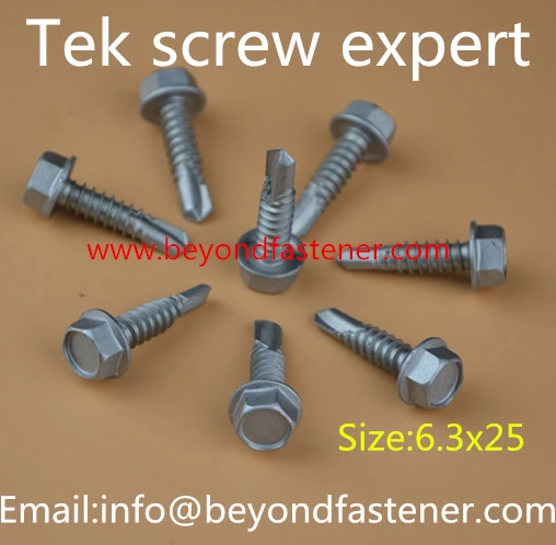 Self Drilling Screw /Roofing Screw/ Tek Screw Drill Point Screw Self-Tapping Screw