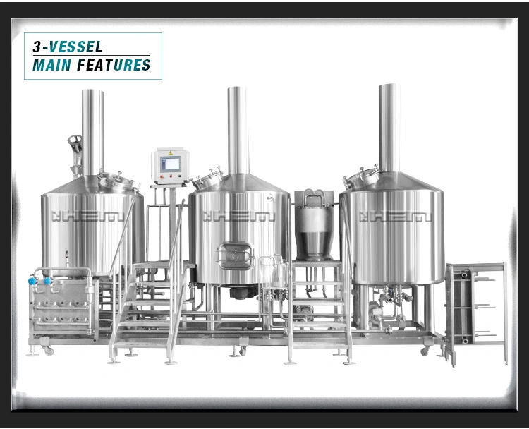 2000L Beer Brewing Equipment Turnkey Project with Beer Filtration Equipment