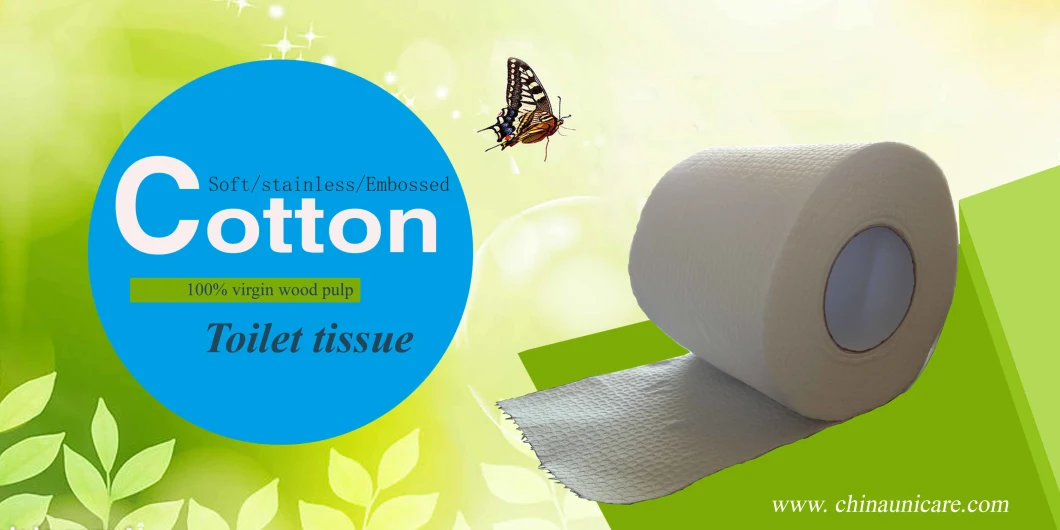 Cheap Price OEM Custom White Virgin Wood Pulp Toilet Roll Paper Toilet Paper