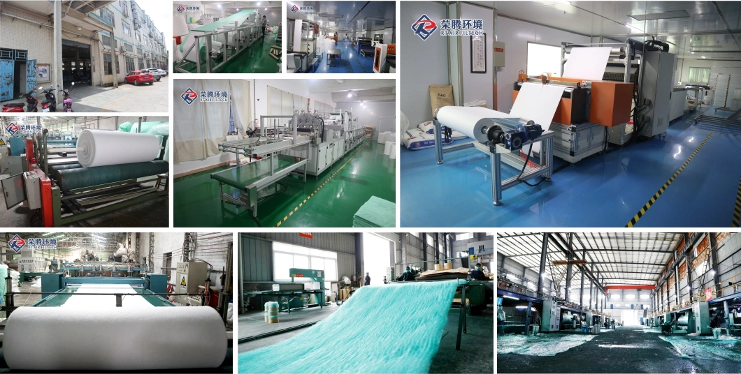 High Efficiency Filtration F5 600g Spray Paint Booth Filter Roll Ceiling Filter Roof Filter