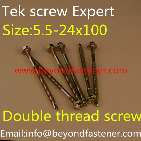 Self Drilling Screw /Roofing Screw/ Tek Screw Drill Point Screw Self-Tapping Screw