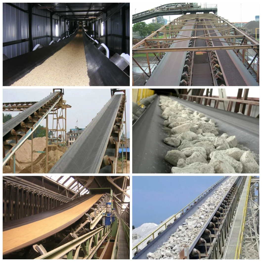 Conveyor Belt Nylon Conveyor Belt Canvas Heart Conveyor Belt Heat Resistant Conveyor Belt Manufacturers Direct Large Inclination Conveying