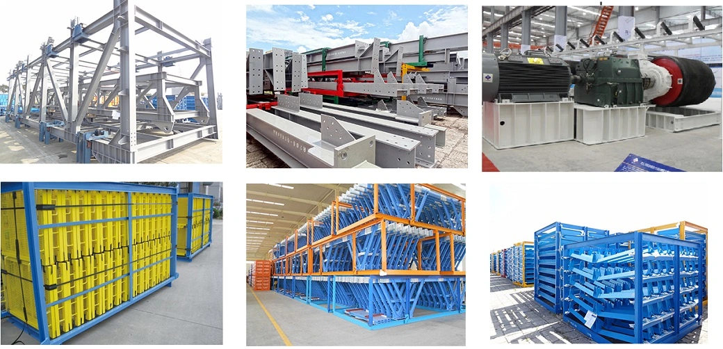 Ske Steep Incline Belt Conveyor System with Corrugated Sidewall Conveyor Belt for Transporting Sand