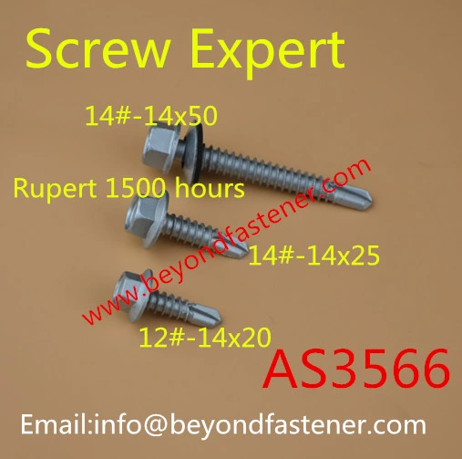 Self Drilling Screw /Roofing Screw/ Tek Screw Drill Point Screw Self-Tapping Screw