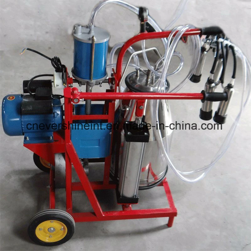 New Electrical Hand Operate Cow Milking Machine One Bucket Piston