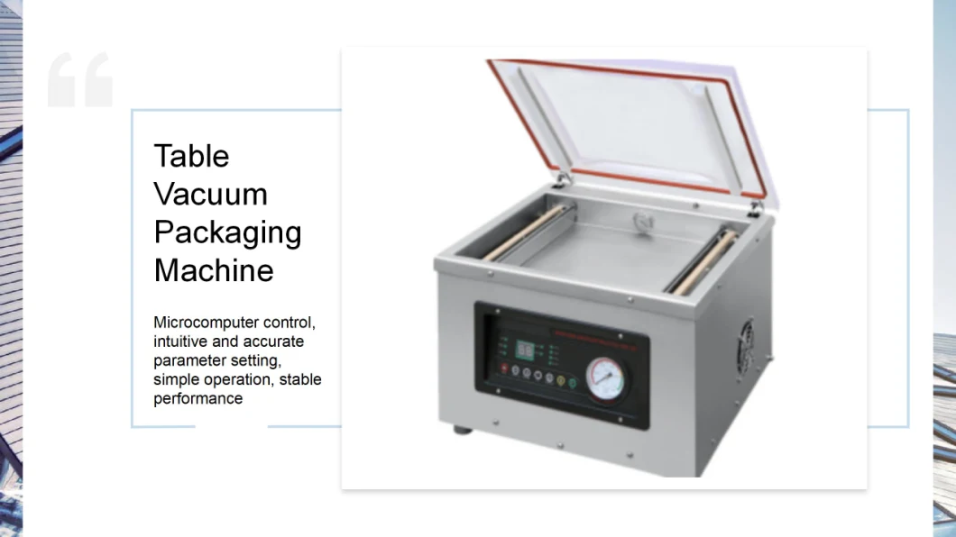 Vacuum Packaging Machine Packing Machine Double-Chamber Vacuum Packaging Machine Vacuum Sealing Machine Multifunctional Packaging Machine