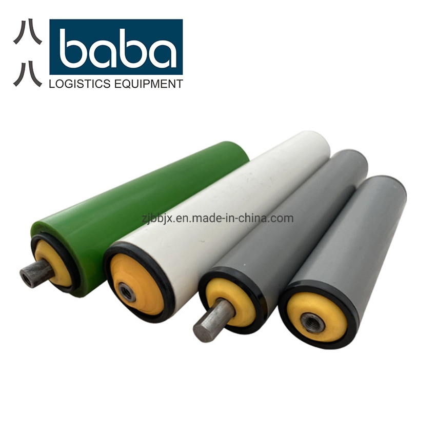 OEM Plastic PE Belt Conveyor Idler Roller Nylon Conveyor Rollers