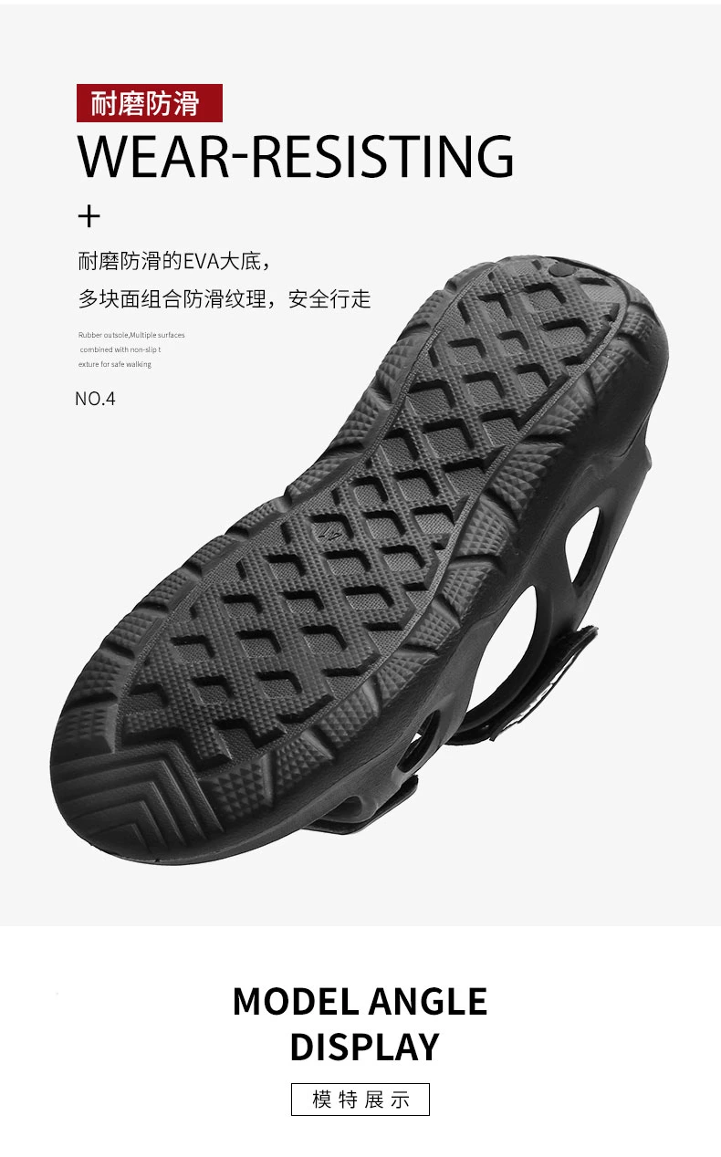 Hot Sale Men Lightweight EVA Beach Slippers Sandals for Summer (MY-836)